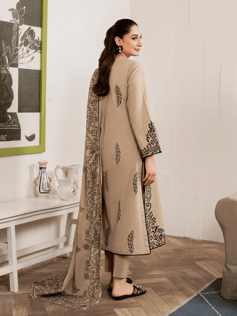 Graneut D # 203 - 01 | 3pc Luxury Dhanak | Couture Wool Shawl